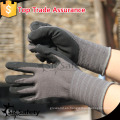 SRSAFETY 13G guantes de látex revestidos del trazador de líneas de nylon hechos punto amarillo / guantes de trabajo del hombre con alta calidad